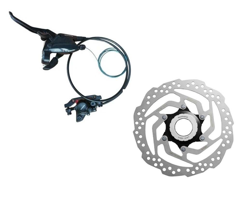 FREIO DISCO HIDRÁULICO SHIMANO ACERA MT200 C/ ALAVANCA ST-EF505 3V RT10