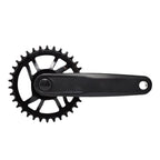 PEDIVELA SINGLE 8/12V P QUADRADA COROA AÇO 34T 170MM PRETO