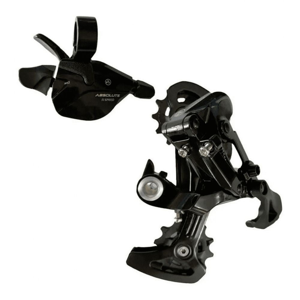 KIT CÂMBIO E ALAVANCA ABSOLUTE PRIME 1X11V - PRETO