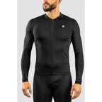 Camisa Ciclismo Free Force Start Manga Longa Black Peluciada