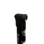 BOMBA ELLEVEN MINI TELESCÓPICA BICO AUTOMATICO C/ MANÕMETRO E SUPORTE (120PSI) - PRETO