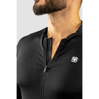CAMISA CICLISMO FREE FORCE START MANGA LONGA BLACK PELUCIADA