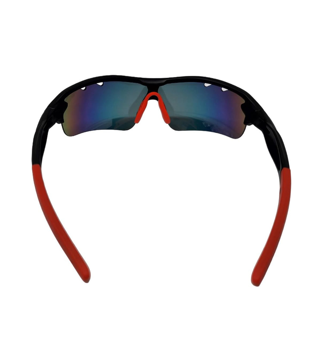 OCULOS CICLISMO ELLEVEN EL50 LENTE POLICARBONATO COLORS UV400 PRETO/VERMELHO