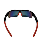 OCULOS CICLISMO ELLEVEN EL50 LENTE POLICARBONATO COLORS UV400 PRETO/VERMELHO