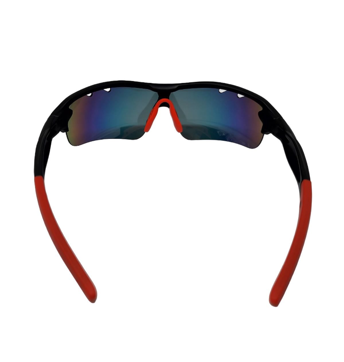 OCULOS CICLISMO ELLEVEN EL50 LENTE POLICARBONATO COLORS UV400 PRETO/VERMELHO