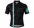 Camisa Ciclismo Filip Dillis Preto/Turquesa