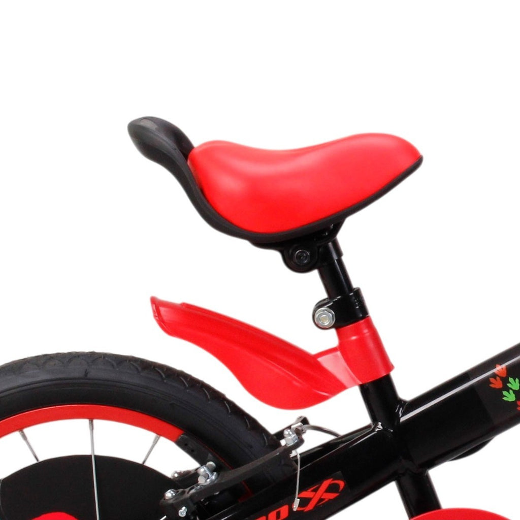 BICICLETA ARO 16 AÇO PRO-X PROREX PRETO/VERMELHO