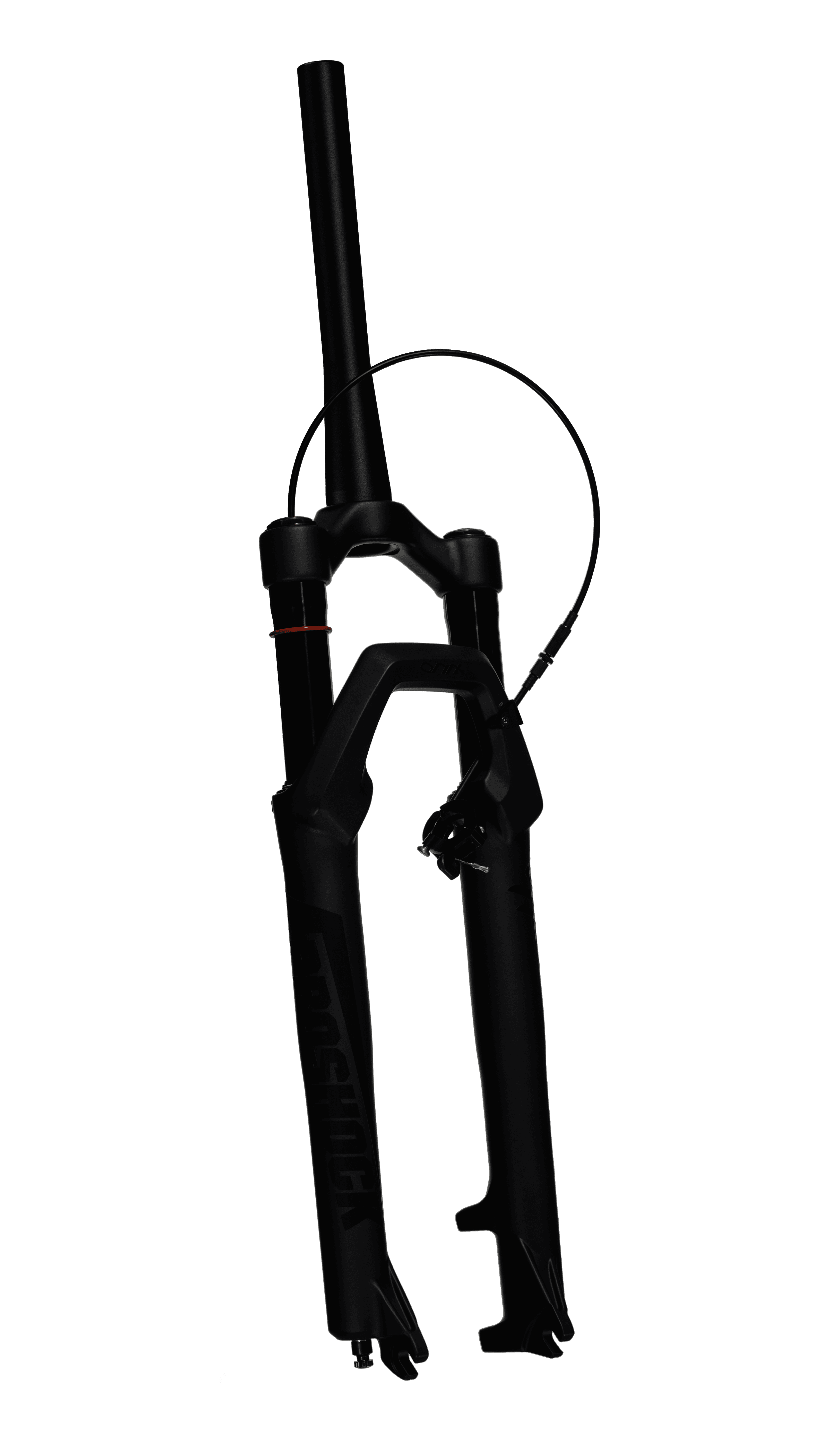 SUSPENSÃO ONIX DARK TRAVA NO GUIDÃO SPIDER ARO 29 EIXO 9X100 PRETA FOSCA