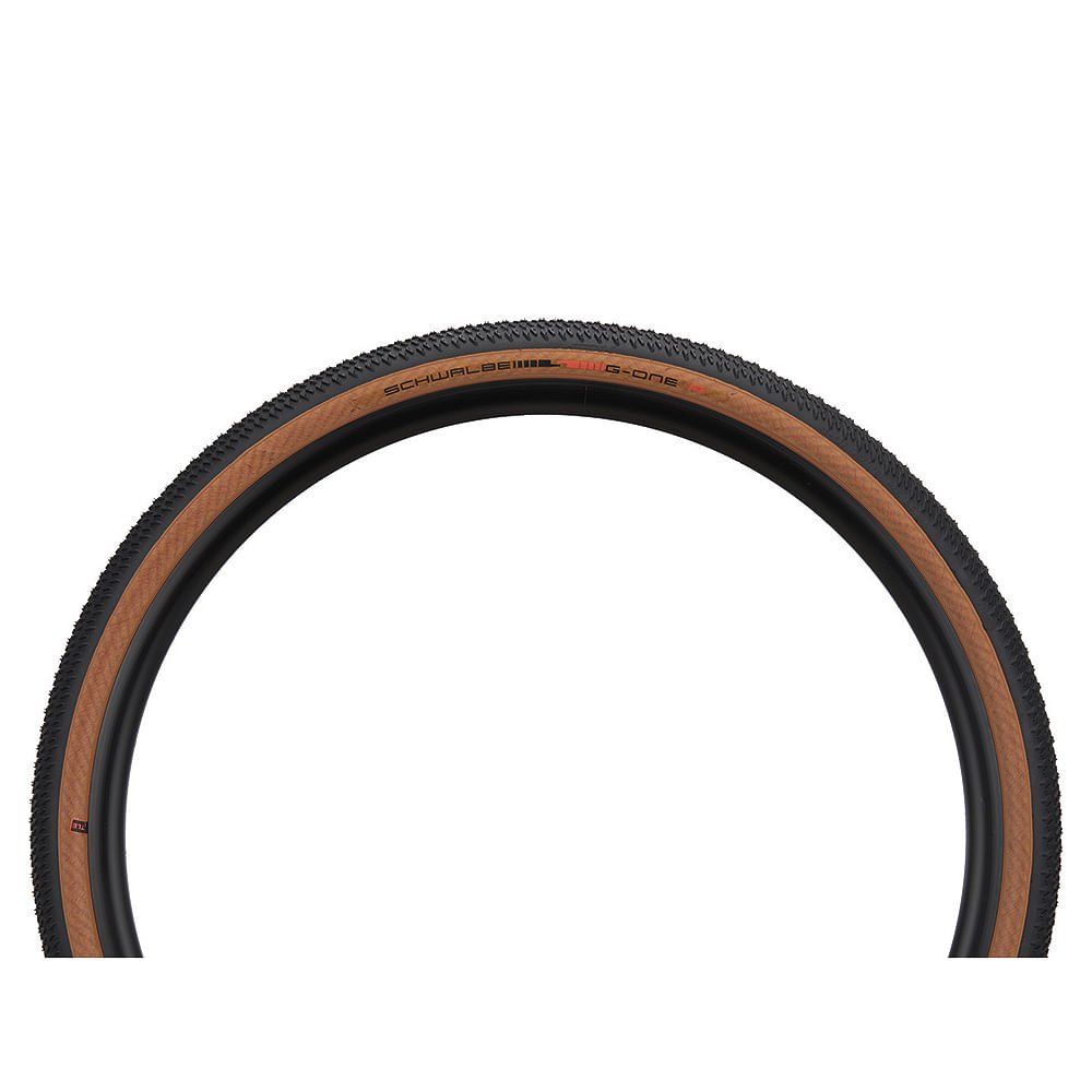 PNEU 700X40 SCHWALBE G-ONE REVOLUTION EVO TL EASY ADDIX - PRETO/BEGE