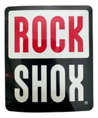 ADESIVO LOGOTIPO ROCKSHOX 6,5 X 7,5 CM ORIGINAL BIKE SUSPENSÃO