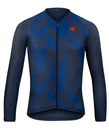 Camisa Cic. Manga Longa Free Force Training Motion  Azul - G