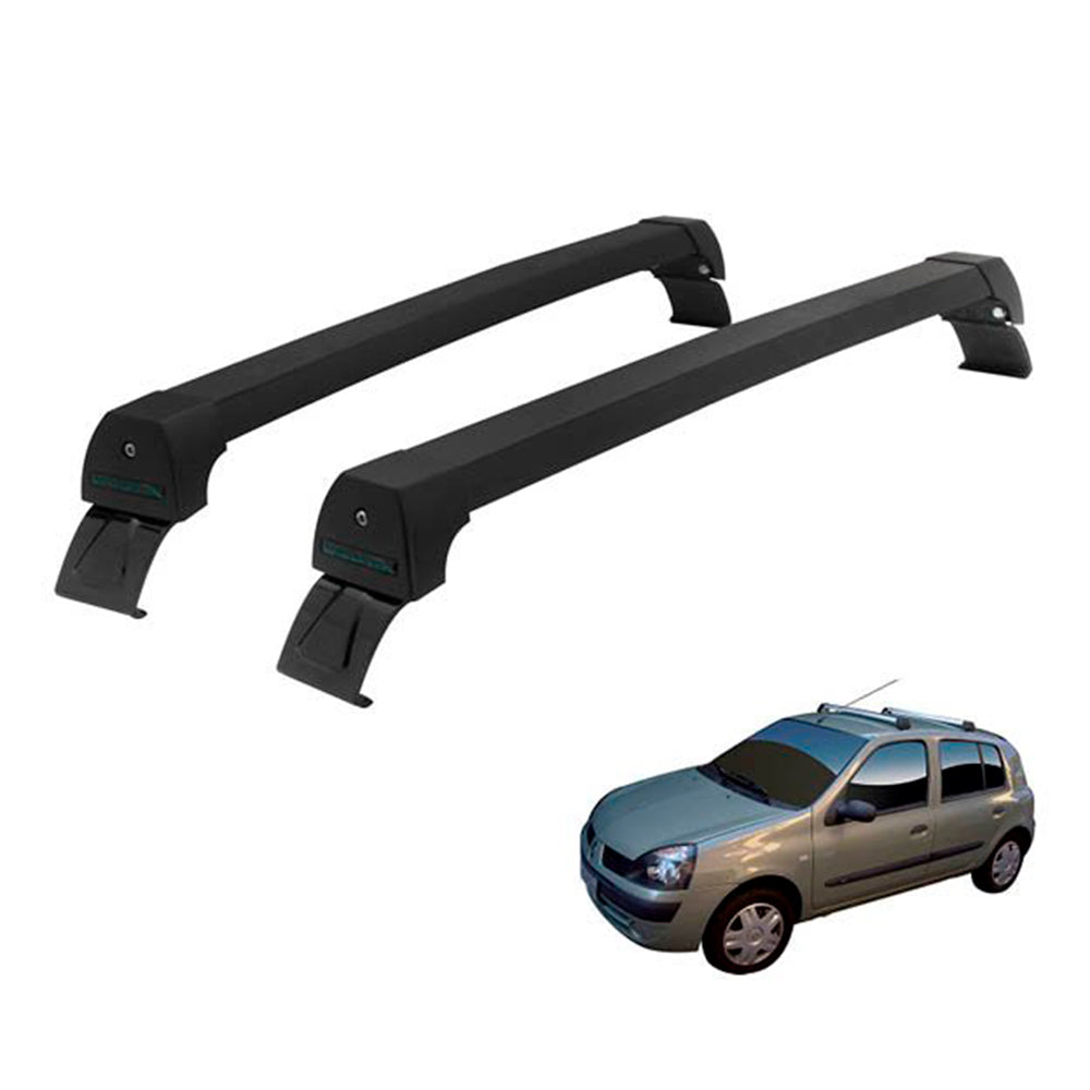 RACK DE TETO LONG LIFE SPORT ALUM. P/ RENAULT CLIO HATCH 4 PORTAS A PARTIR DE 2000 (PRCL-4)