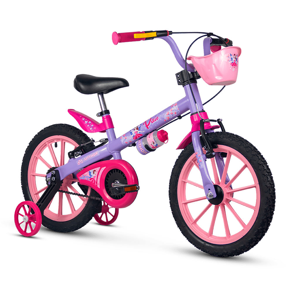 Bicicleta 16 Nathor Pixie Feminina - Lilás