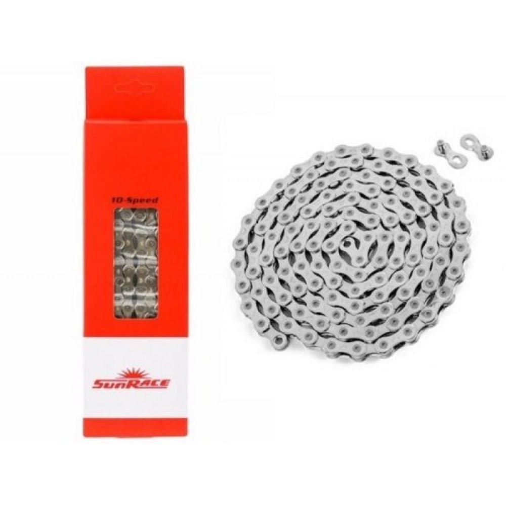 CORRENTE SUN RACE CNM94 9V 116L MTB/SPEED/GRAVEL - PRATA