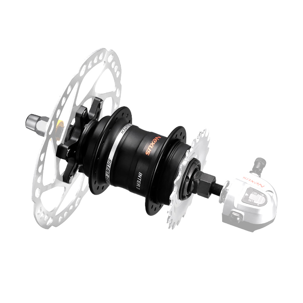 CUBO SHIMANO NEXUS SG-3D55 DISC C LOCK 32F 3V PTO (ASG3D55BLX) - PRETO