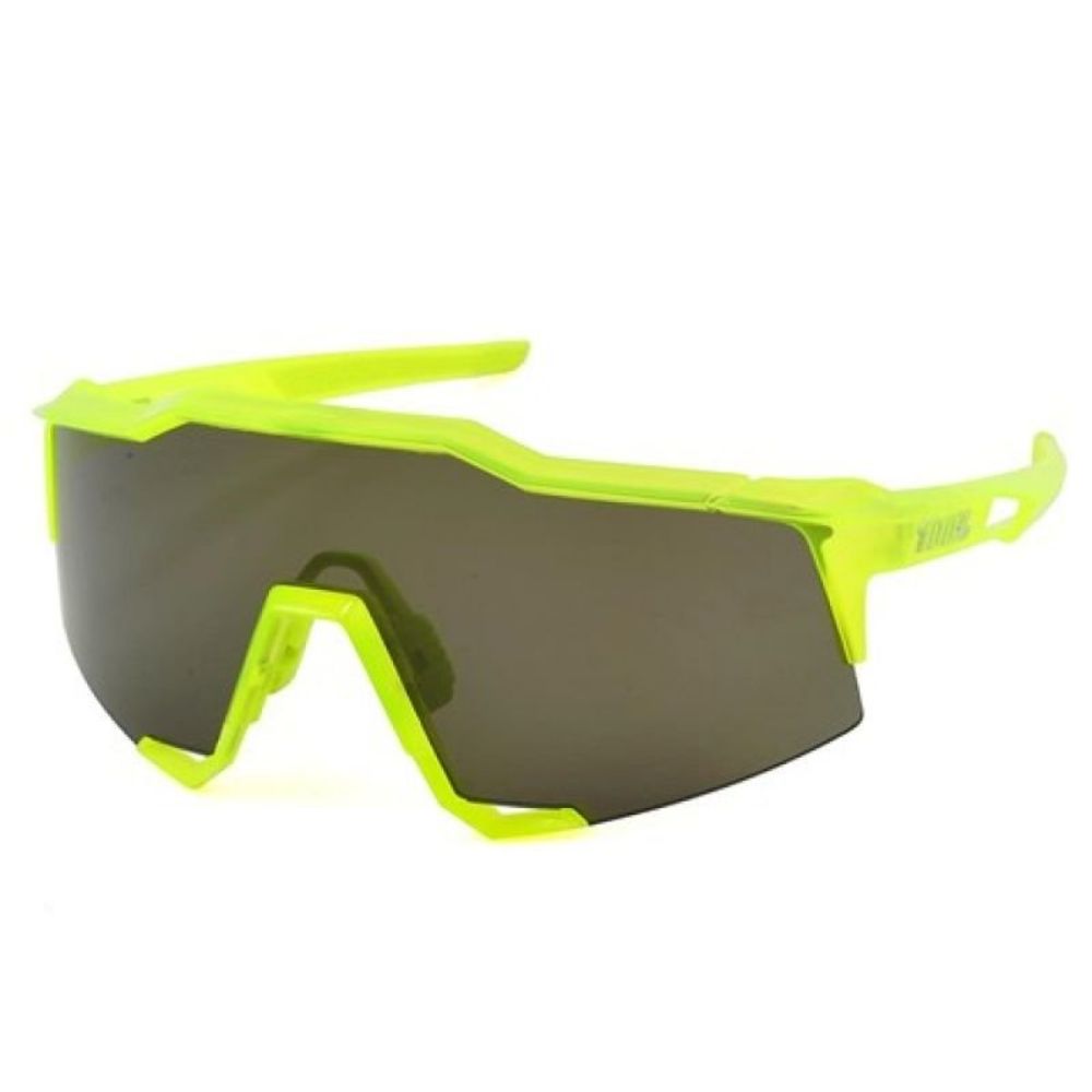 ÓCULOS CICLISMO 100% SPEEDCRAFT LONG LENS NEON - AMARELO