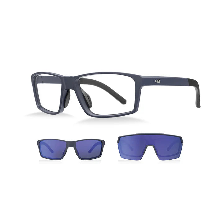 Oculos Hb Presto 2.0 Matte Navy Blue Chrome