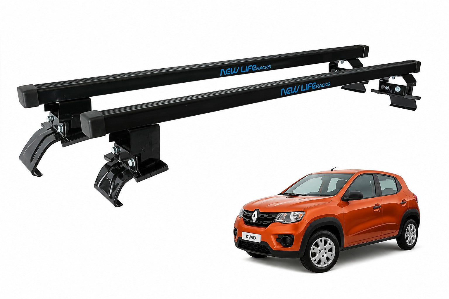 RACK DE TETO LONG LIFE LIGHT P/ KWID (EXCETO OUTSIDER) (5060) - PRETO