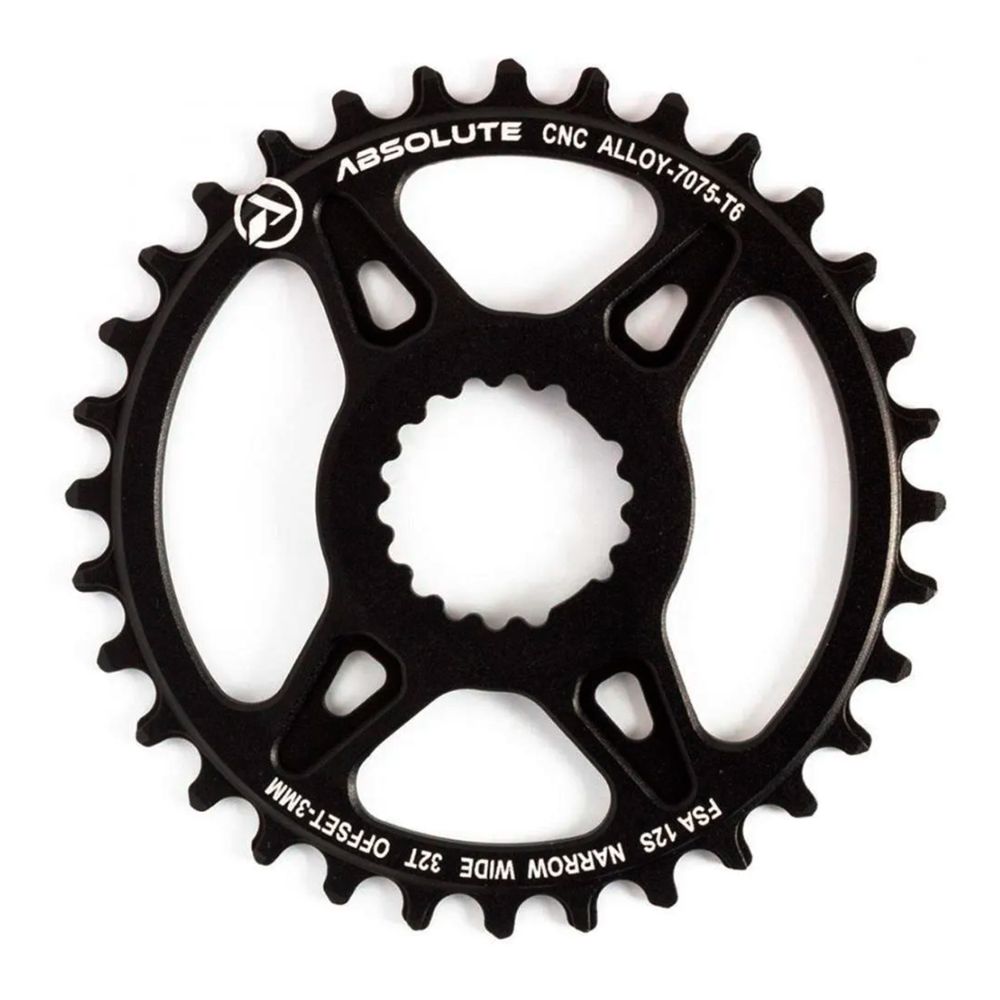Coroa Absolute Prime Direct 3mm Fsa / Hollowgram 32d - Preto