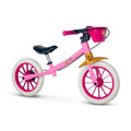 BICICLETA BALANCE BIKE NATHOR PRINCESAS DISNEY - ROSA/DOURADO