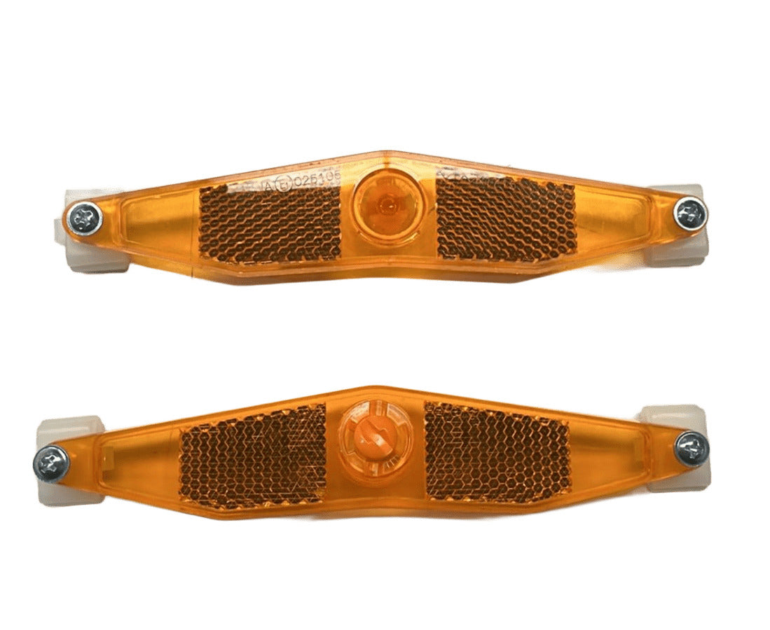 KIT 2 REFLETOR DE RODA - AMARELO TOP IMPORTADO