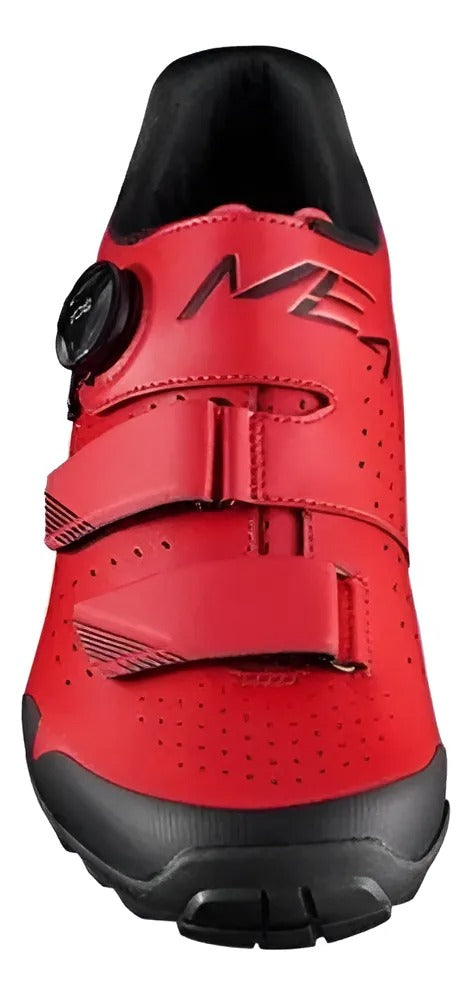 SAPATILHA SHIMANO MTB SH-ME400 TAM 34 VERMELHO C/ AJUSTE BOA