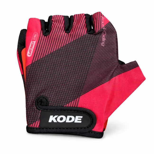 Luva Aberta Kode For Racing Preto/Pink - P