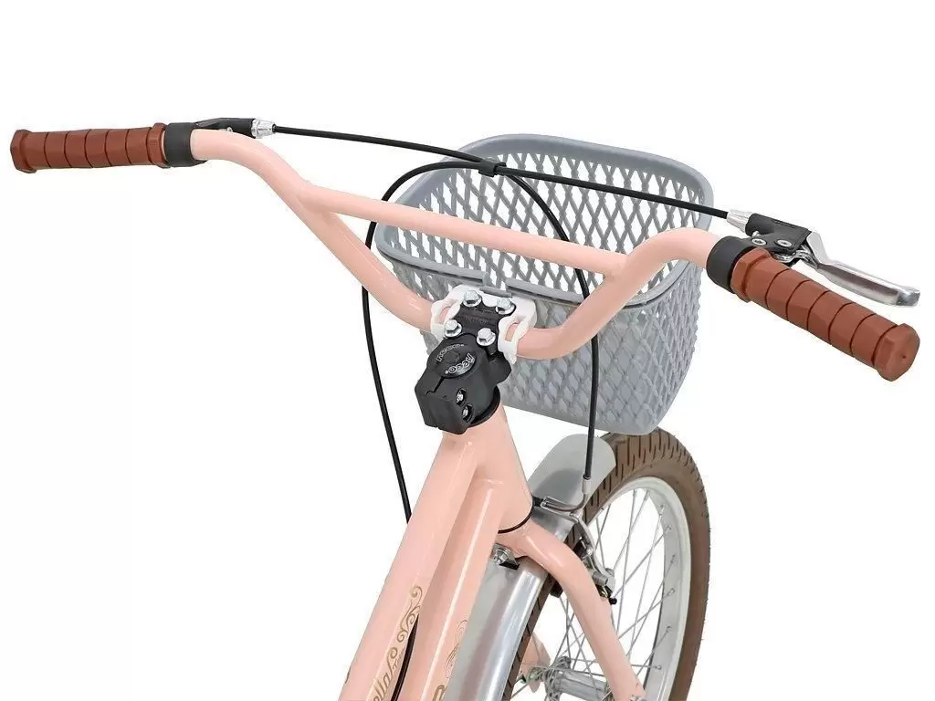 BICICLETA 20 NATHOR ANTONELLA FEM ROSA / MARROM