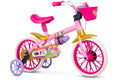 BICICLETA 12 NATHOR PRINCESAS - ROSA/AMARELO