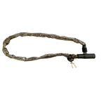 CADEADO ELLEVEN C/ CORRENTE CHAVE 3,5 X 80CM PRETO