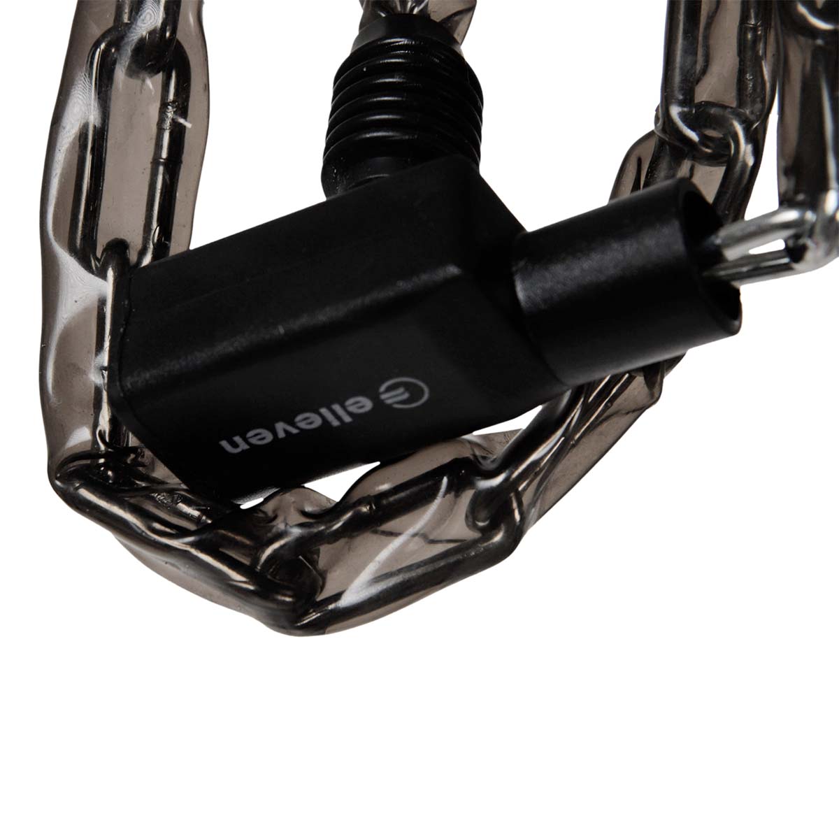 CADEADO ELLEVEN C/ CORRENTE CHAVE 3,5 X 80CM PRETO