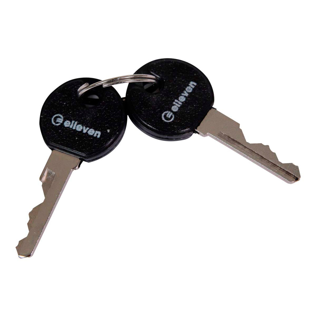 CADEADO ELLEVEN C/ CORRENTE CHAVE 3,5 X 80CM PRETO