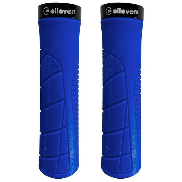 MANOPLA ELLEVEN MTB 135MM C/ TRAVA - AZUL/PRETO
