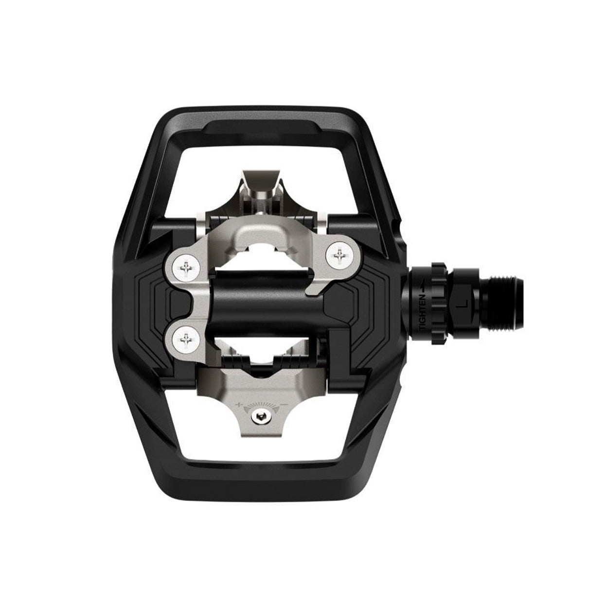 PEDAL 9/16 CLIP PLATAFORMA SHIMANO ED500 COM TAQUINHO - PRETO