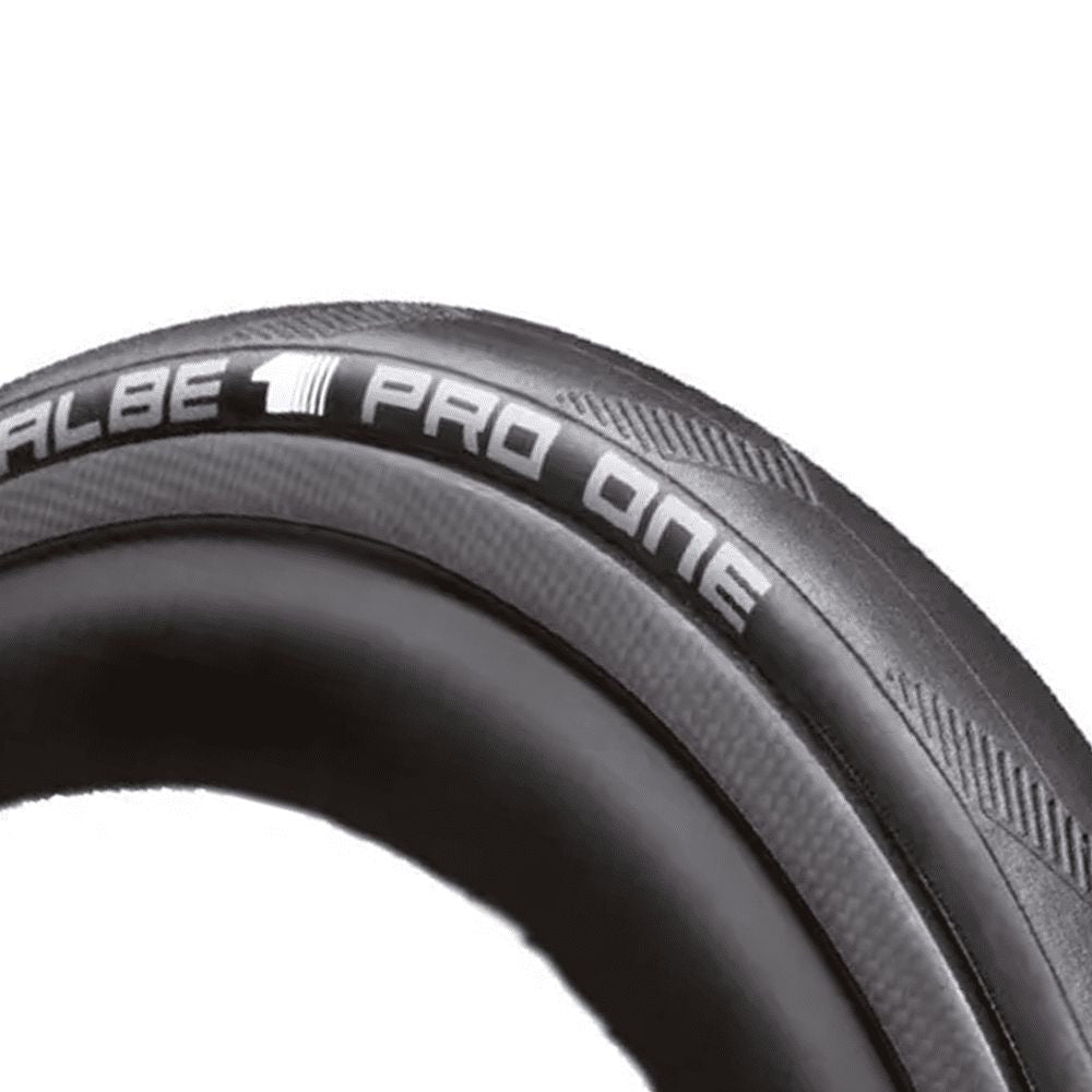 PNEU 700X25 SCHWALBE PRO ONE EVO V-GUARD TUBELESS EASY - PRETO