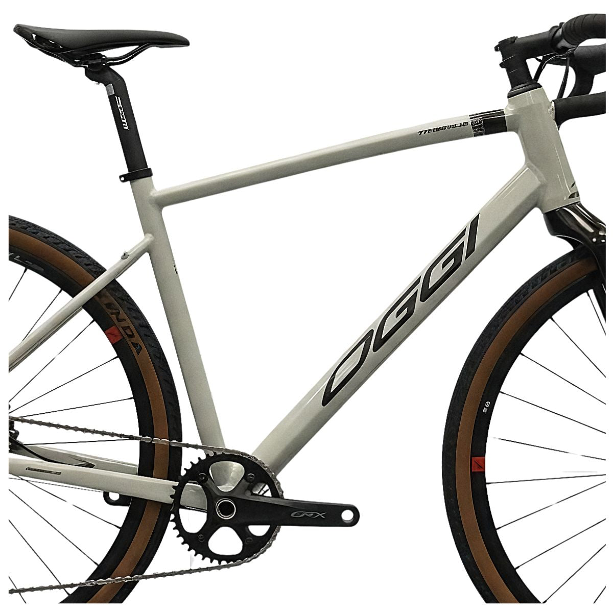 BICICLETA GRAVEL OGGI TRIBALE SHIMANO GRX 12V FREIO HID TAM M