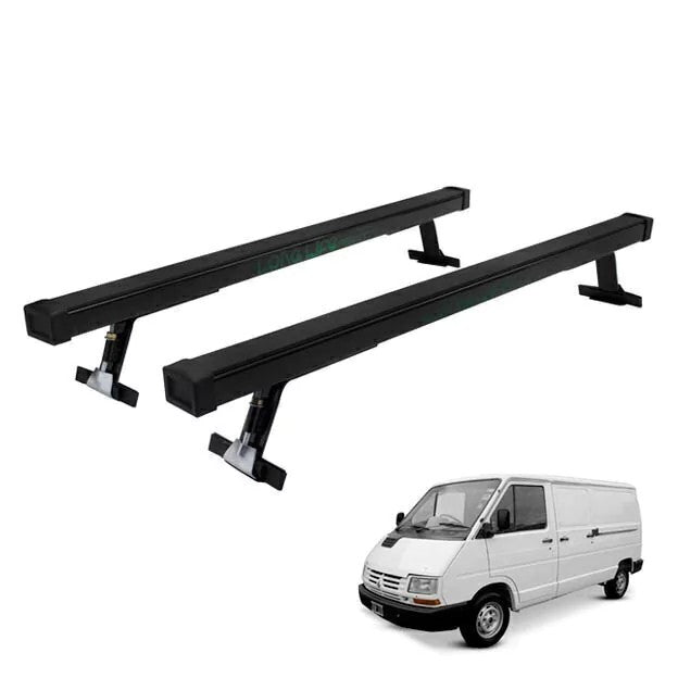 RACK DE TETO LONG LIFE AÇO P/ PESADO ( F-1000 / D-20 / SPRINTER E TRAFFIC) (TETOS BAIXOS) – BARRA 1600 MM - ALTURA 140 M