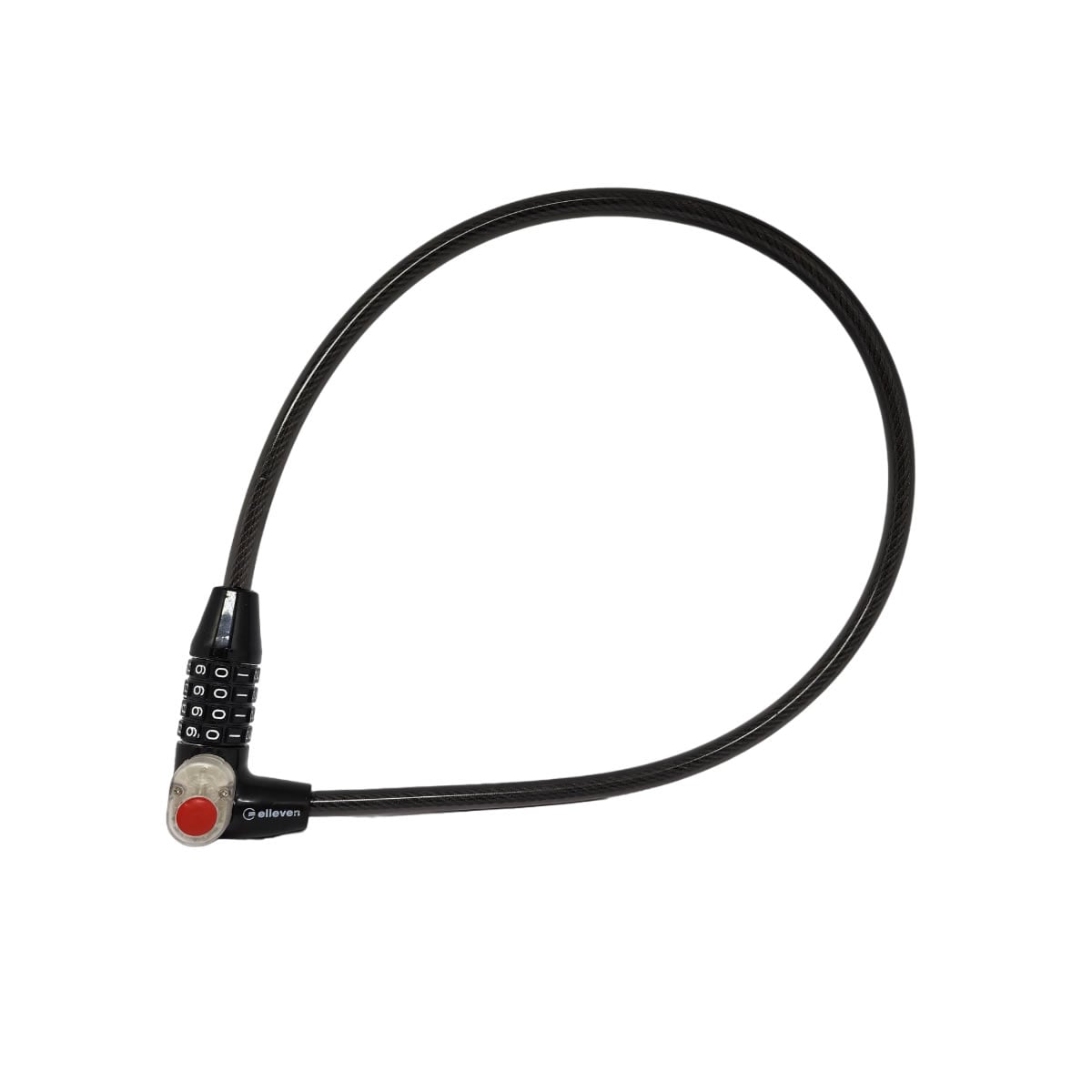 Cadeado Espiral Com Iluminação E Segredo 10mm X 800mm