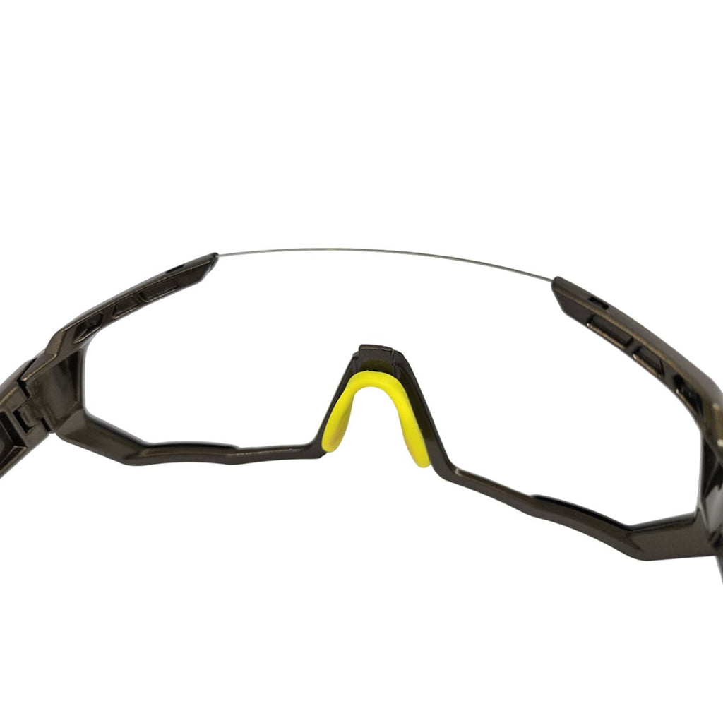 OCULOS CICLISMO ELLEVEN EL56 LENTE FOTOCROMATICA CINZA/AMARELO