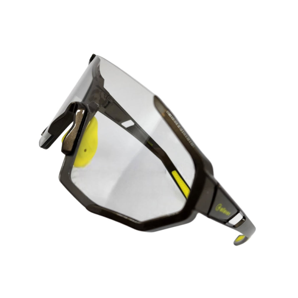 OCULOS CICLISMO ELLEVEN EL56 LENTE FOTOCROMATICA CINZA/AMARELO