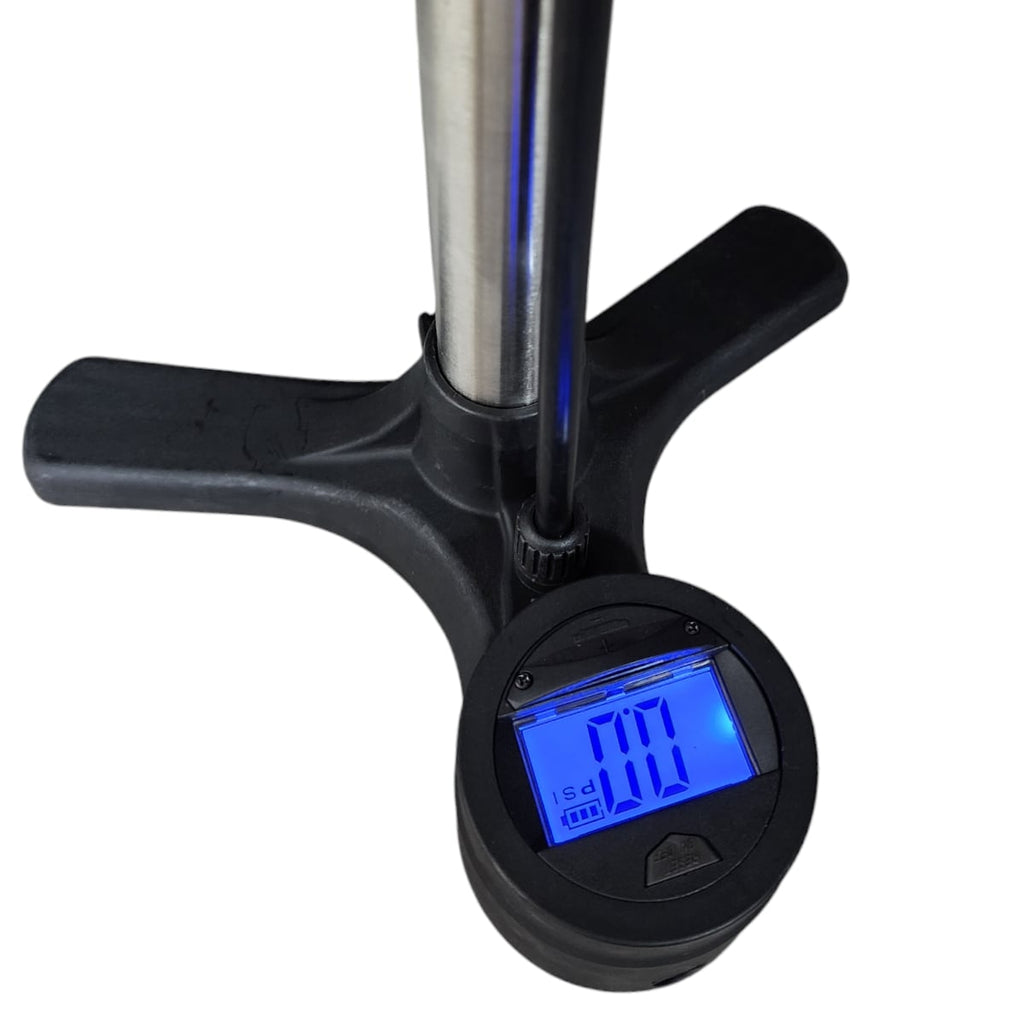 BOMBA OFICINA VELOFORCE BICO REVERSÍVEL  MANOMETRO DIGITAL 160PSI