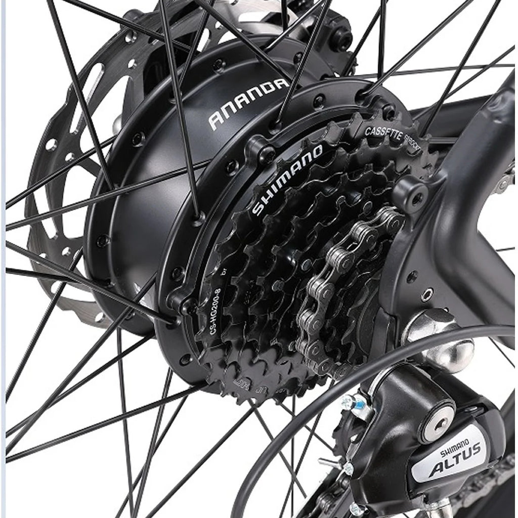 Bicicleta E-Bike Codfice Inception 29x2.25 8v Tam 17 Motor 350w Bateria 10ah 36v  Preta