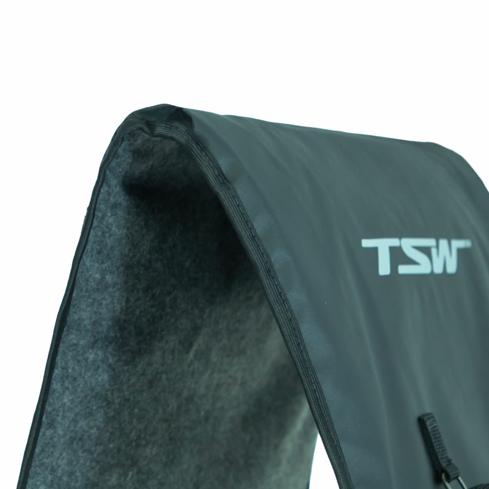 TRANSBIKE TRUCKPAD TSW PROTETOR TAMPA P/ CAMINHONETE 2 BIKES - PRETO