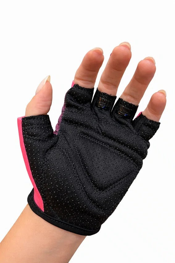 Luva Aberta Kode For Racing Preto/Pink - P
