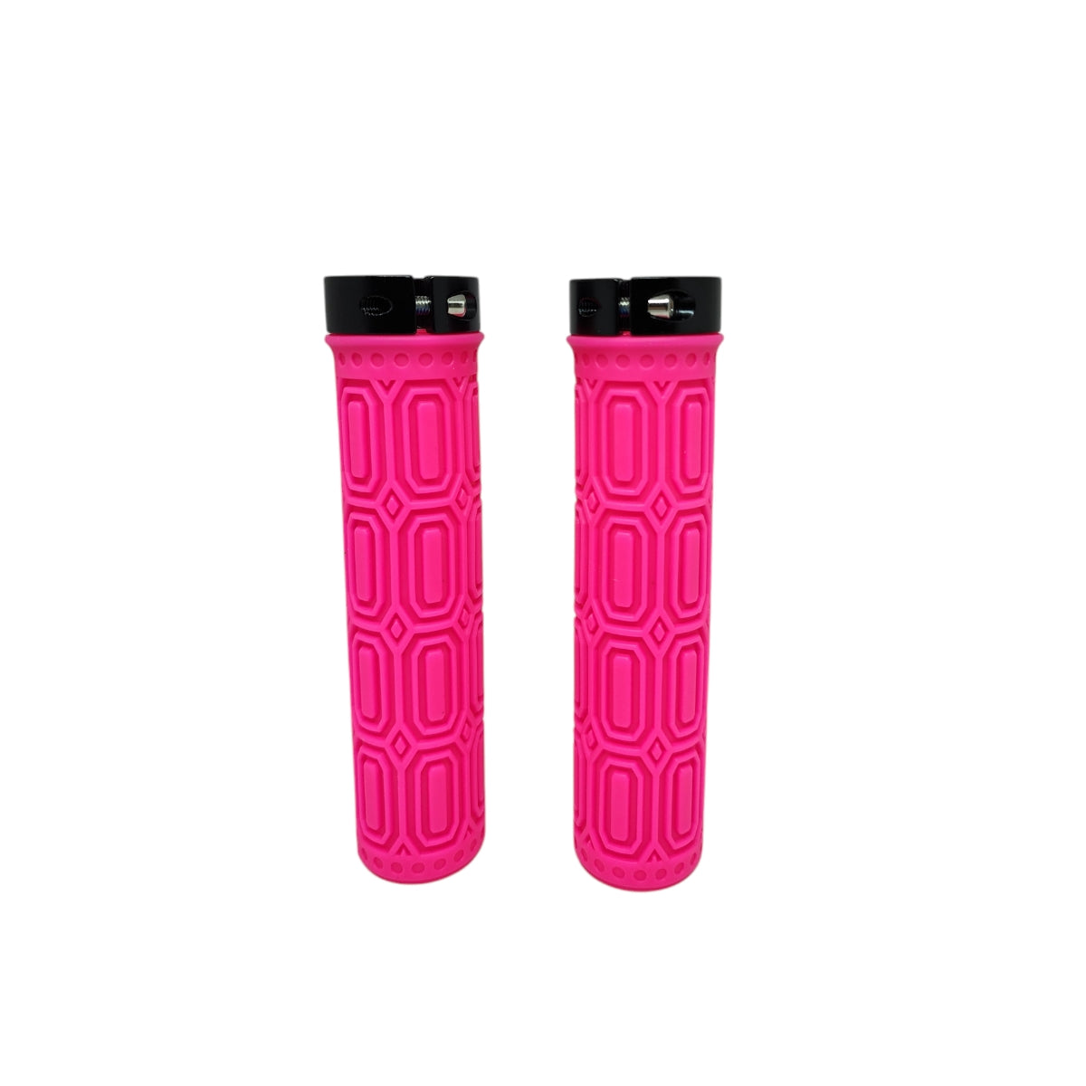 MANOPLA ELLEVEN MTB SILICONE PREMIUM 137MM COM TRAVA ROSA