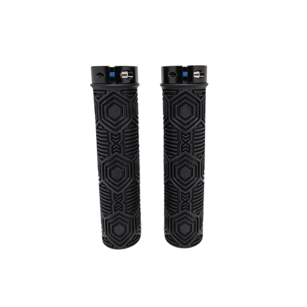 MANOPLA ELLEVEN MTB SILICONE PREMIUM 3 137MM COM TRAVA PRETA