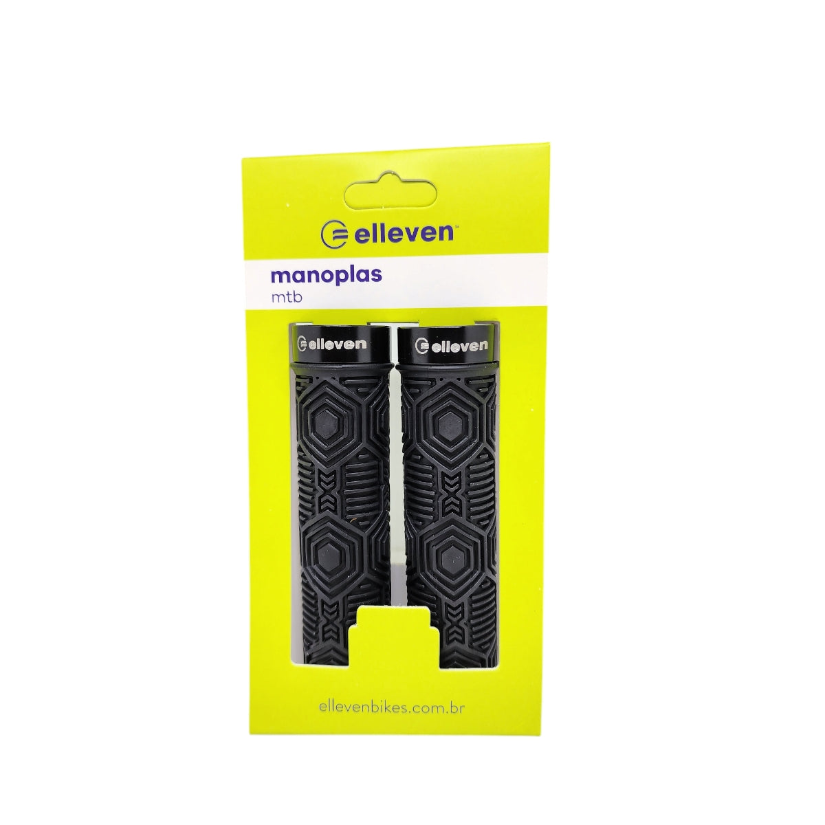 MANOPLA ELLEVEN MTB SILICONE PREMIUM 3 137MM COM TRAVA PRETA