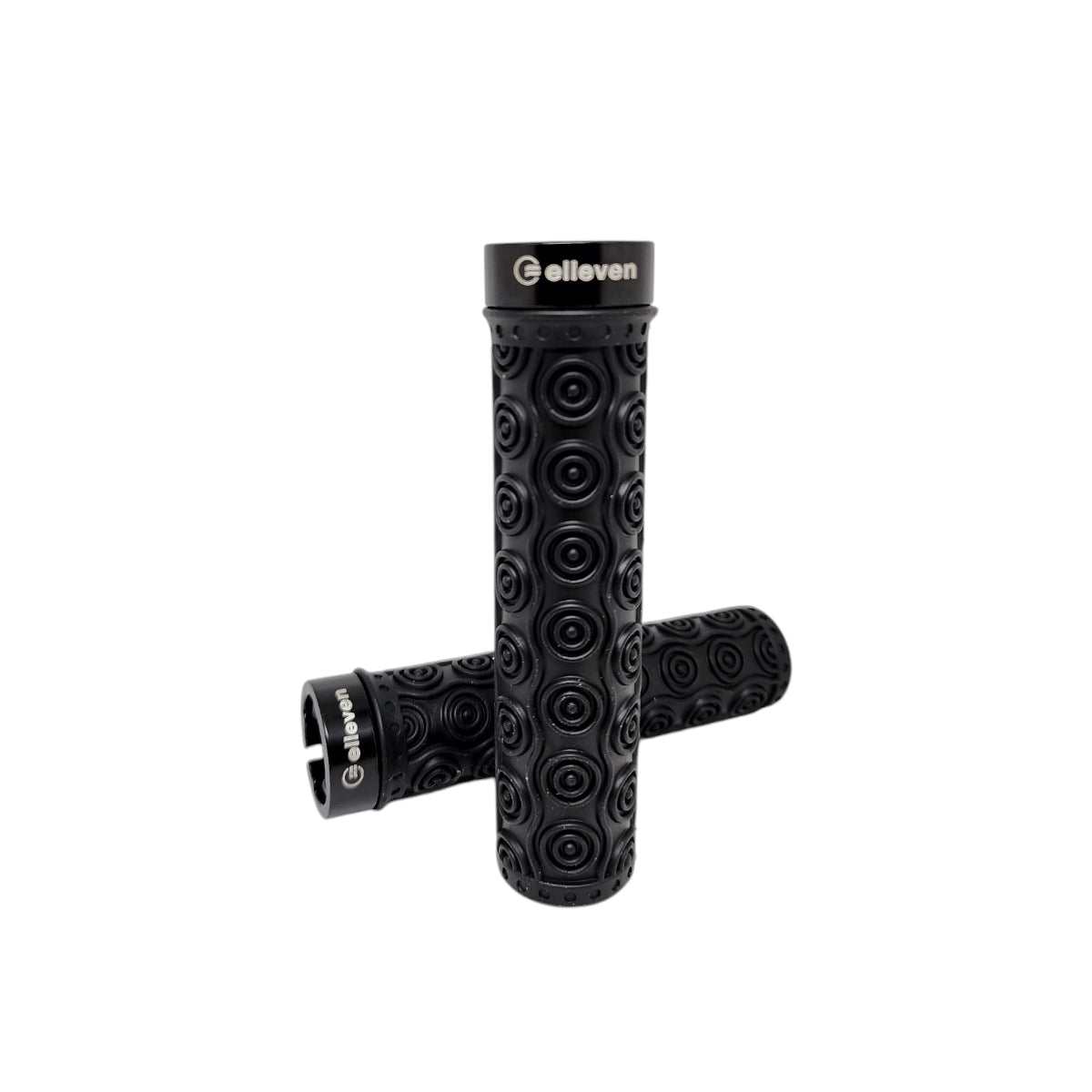 Manopla Elleven Mtb Silicone Premium 4 137mm Com Trava Preta