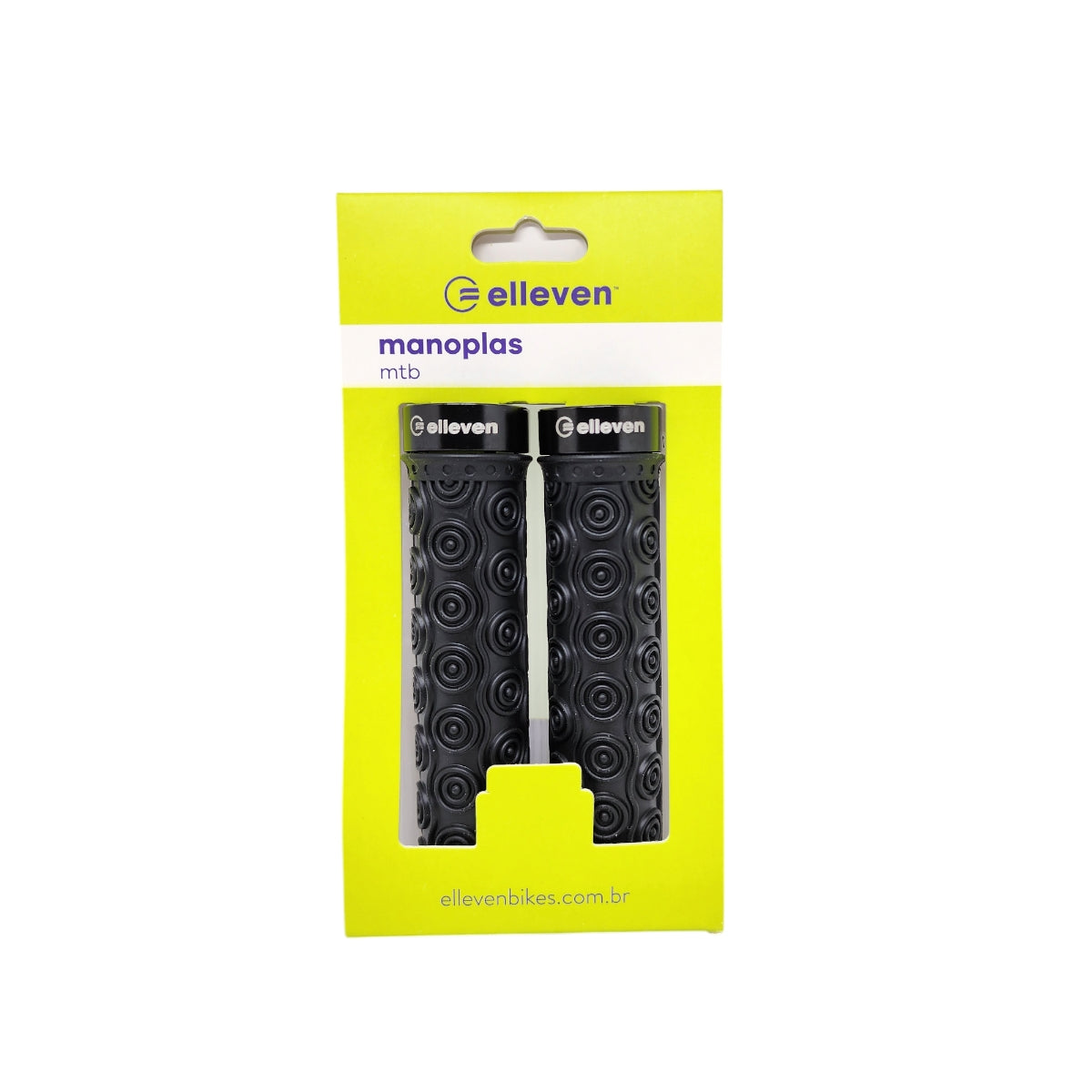 Manopla Elleven Mtb Silicone Premium 4 137mm Com Trava Preta
