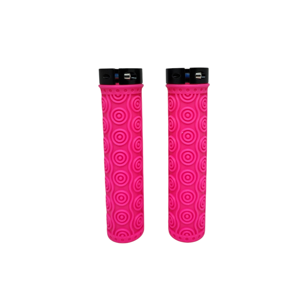 MANOPLA ELLEVEN MTB SILICONE PREMIUM 4 137MM COM TRAVA ROSA